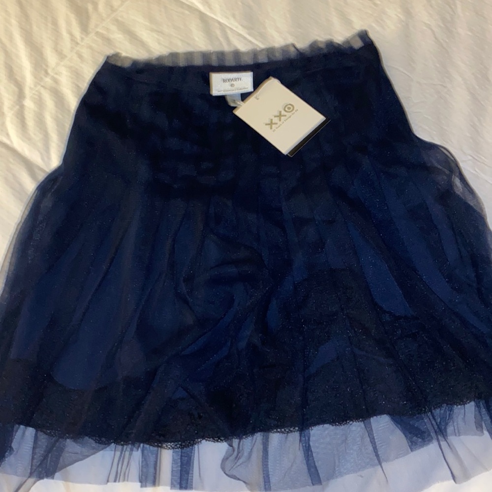 Navy Tule Rodarte for Target Skirt